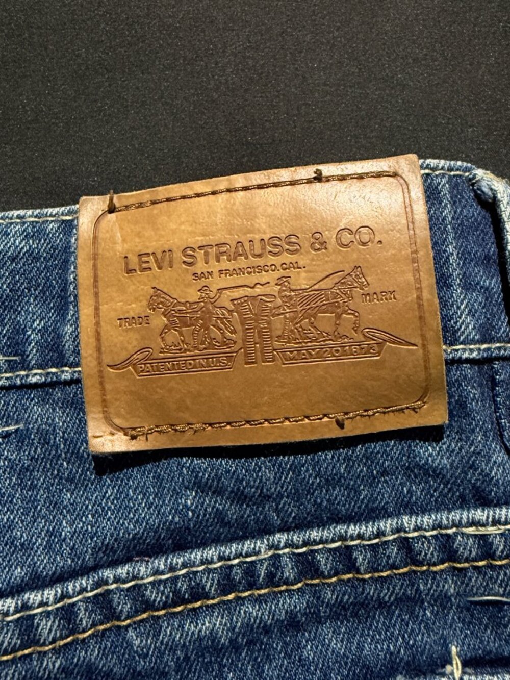 Levi's 517 Girls Youth Sized Jeans 14 Blue Stretch Flare Low Rise - Picture 4 of 8